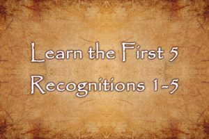 Learn Recognitions 1-5!